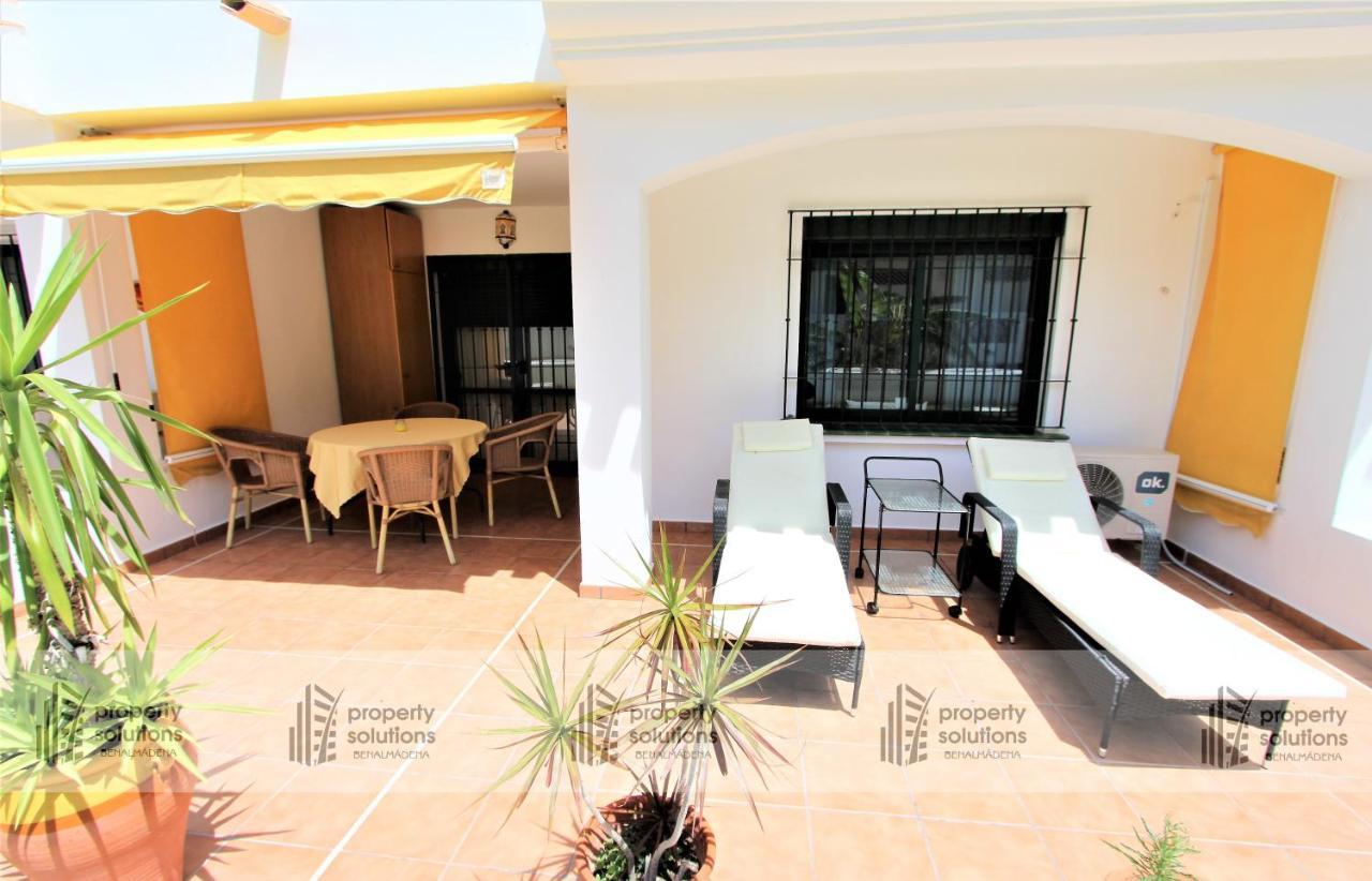 شقة Pueblo Del Parque 3 - Terraza Soleada Con Jardin - Piscina Y Playa - Urbanizacion Tranquila بينالماذينا المظهر الخارجي الصورة