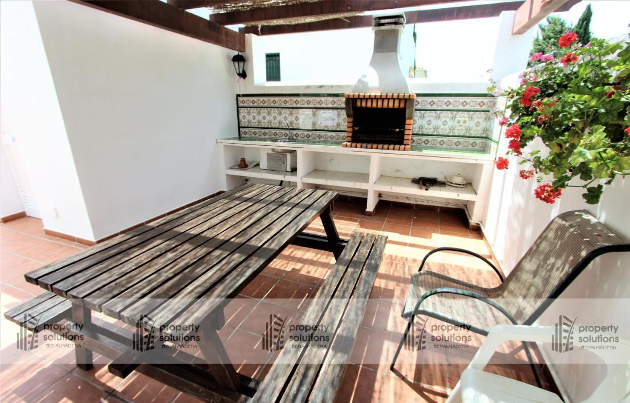 شقة Pueblo Del Parque 3 - Terraza Soleada Con Jardin - Piscina Y Playa - Urbanizacion Tranquila بينالماذينا المظهر الخارجي الصورة