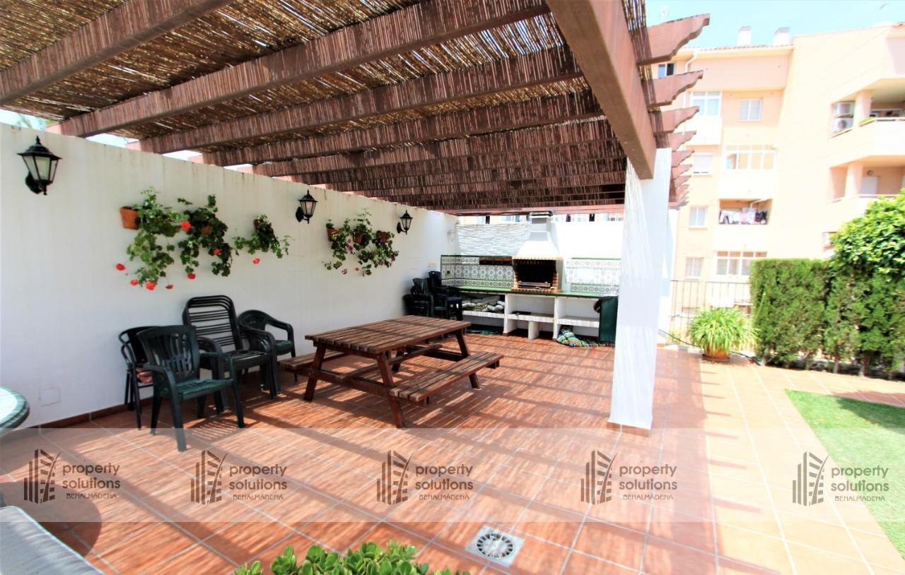 شقة Pueblo Del Parque 3 - Terraza Soleada Con Jardin - Piscina Y Playa - Urbanizacion Tranquila بينالماذينا المظهر الخارجي الصورة