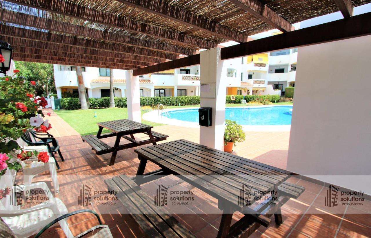 شقة Pueblo Del Parque 3 - Terraza Soleada Con Jardin - Piscina Y Playa - Urbanizacion Tranquila بينالماذينا المظهر الخارجي الصورة